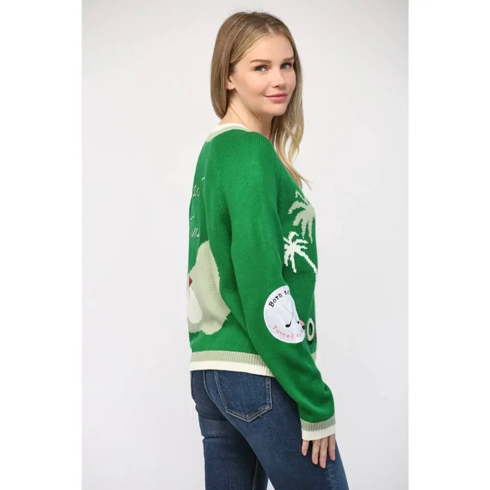 Fate Golf Embroidered Patch Cardigan - Picture 5 of 8